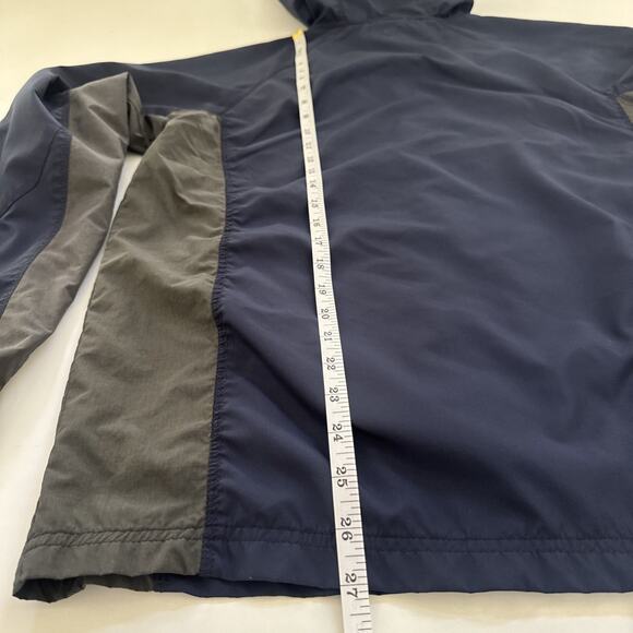 Vtg Colosseum Georgetown Hoyas Hooded Windbreaker Jacket Full Zip 90s Medium Y2K - Picture 8 of 9